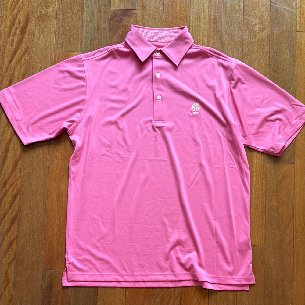 Men's Pink Polo Shirt Donald Ross